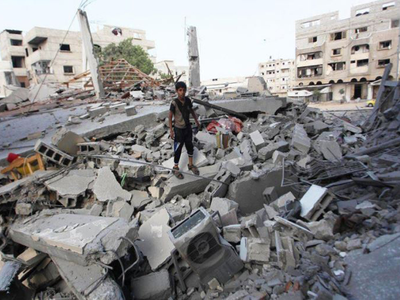 Israel lanzó sus ataques más fuertes en Gaza