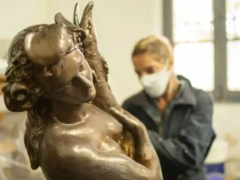 Se recuperaron 35 piezas escultóricas en la estancia donde se encontró “Sirena”