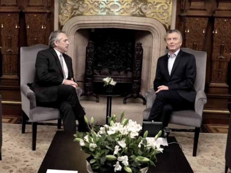 Macri y Fernández se reunieron en la Casa Rosada