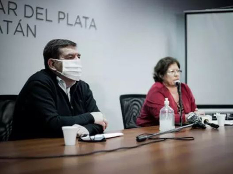 Conferencia de prensa del intendente de Mar del Plata