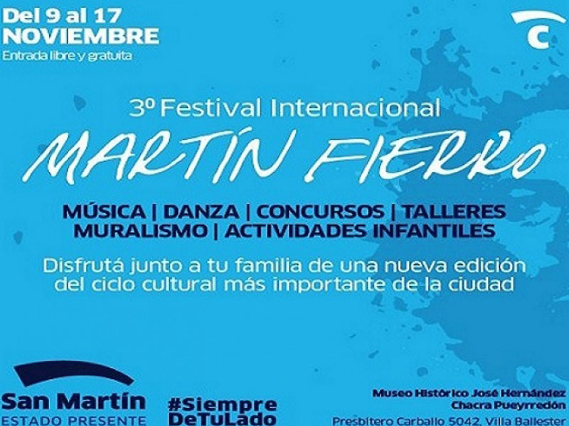 3ra edición del Festival Martín Fierro
